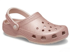 CROCS EUROPE 205942 . CLASSIC GLITTER CLOG<br>Rose et violet