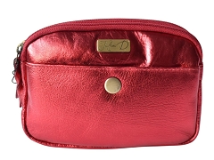 HAT 05 FRANKA:CUIR/ROUGE//