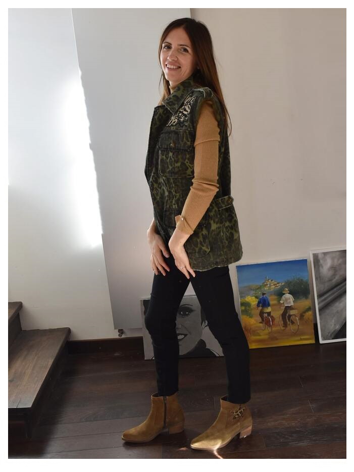 veste militaire femme-veste 054 229800 bsb-veste kaki bsb