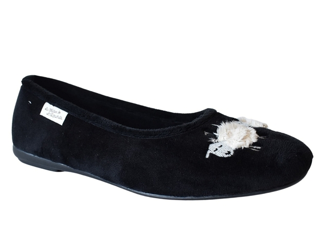 Maison espadrille femme 6051 noir