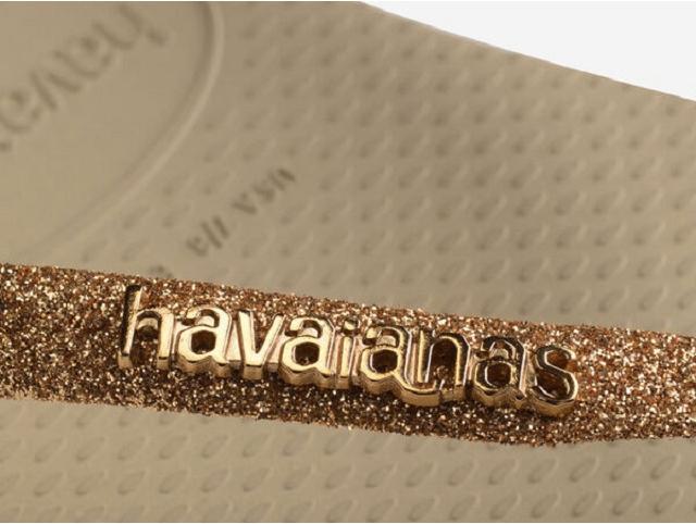 Havaianas fille glitterii beige6079804_4