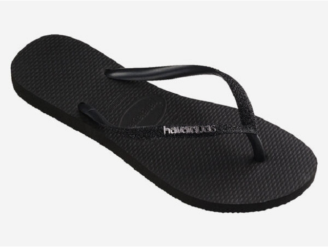 Havaianas fille glitterii noir