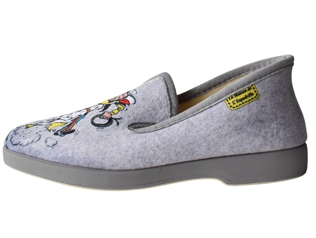 Maison espadrille homme l63  lucky luke gris6293101_2