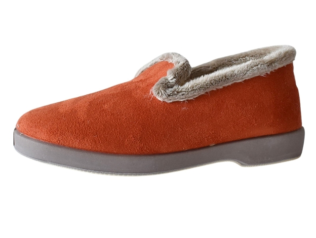 Maison espadrille femme 7805 jaune et orange