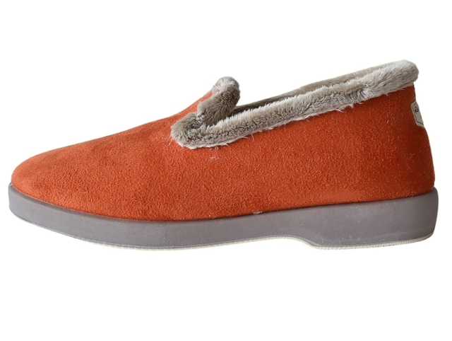 Maison espadrille femme 7805 jaune et orange6294301_2