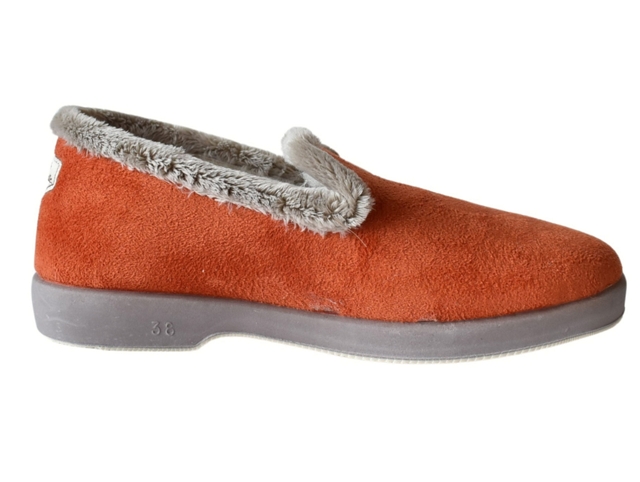 Maison espadrille femme 7805 jaune et orange6294301_3