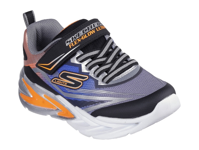 Skechers garcon flex glow ultra . 400139l noir