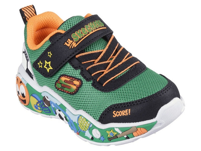 Skechers bebe play scene . 407312n vert