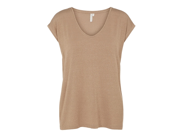 Pieces femme 17078572 pcbillo tee marron