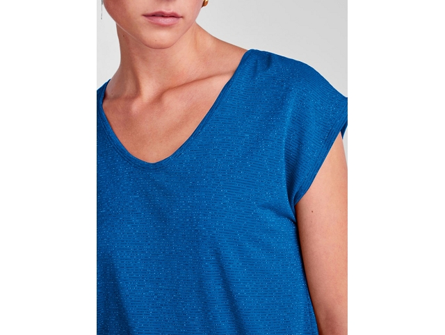 Pieces femme 17078572 pcbillo tee bleu7354921_2