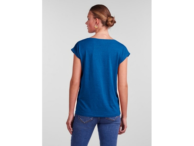 Pieces femme 17078572 pcbillo tee bleu7354921_3