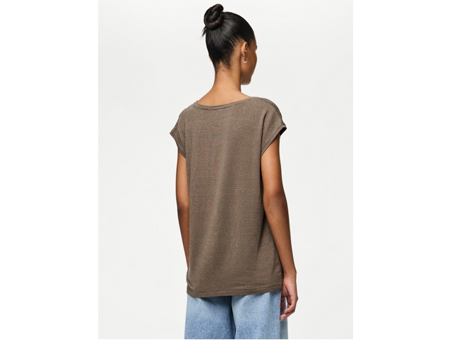 Pieces femme 17078572 pcbillo tee marron7354932_4