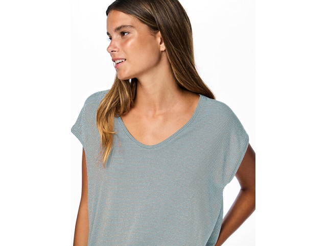 Pieces femme 17078572 pcbillo tee bleu7354934_3