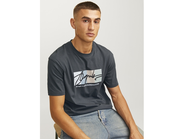 Jack and jones homme 12262662 . jorportland block gris8154203_3