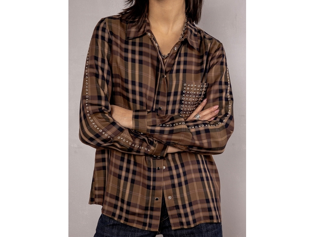 Freeman t.porter femme cali checks . 26328306 marron8429301_2